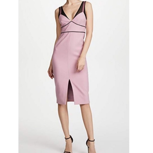 cinq a sept Dresses & Skirts - Cinq a Sept Lida Silk-Trim Midi Dress Size: 0